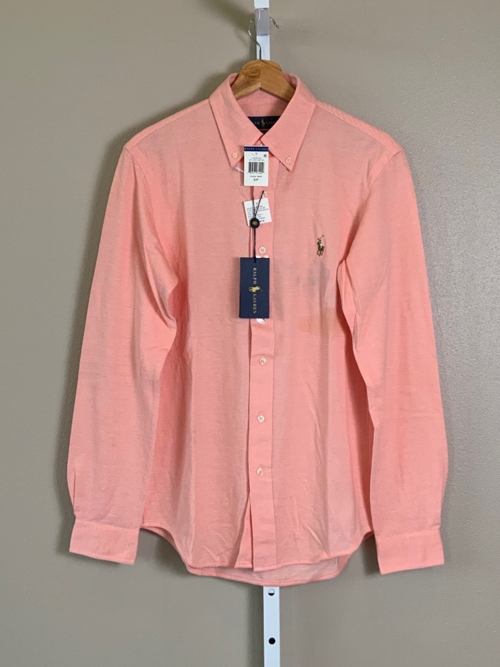 Polo Ralph Lauren Slim Fit Lightweight Mesh Knit Oxford Button Down Shirt